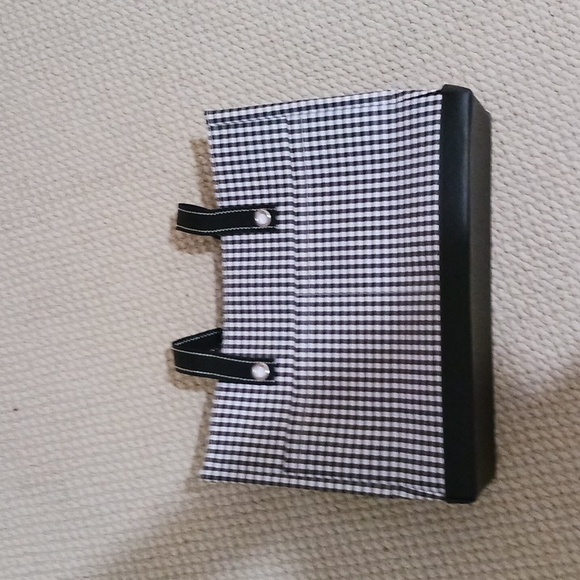 Scout Black and White Gingham Tote Bag - Picture 4 of 6